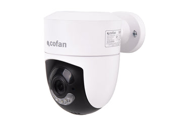 Cofan – Cámara de Seguridad Inteligente con WiFi | Visión 355º | Audio Bidireccional | Control Remoto TuyaSmart